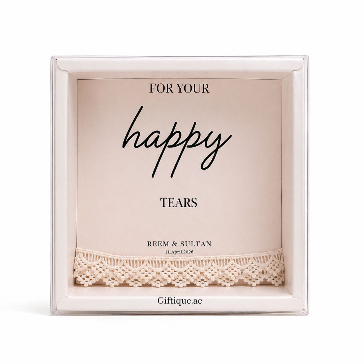 Happy tears handkerchief