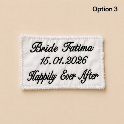 Hidden Dress tag
