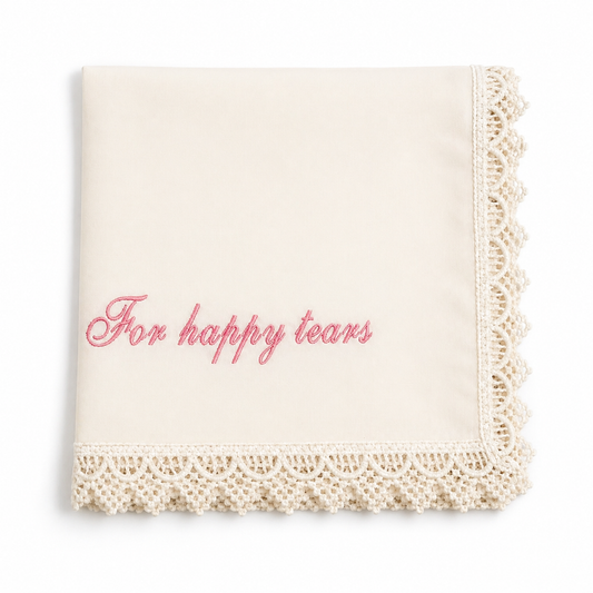 Happy tears handkerchief