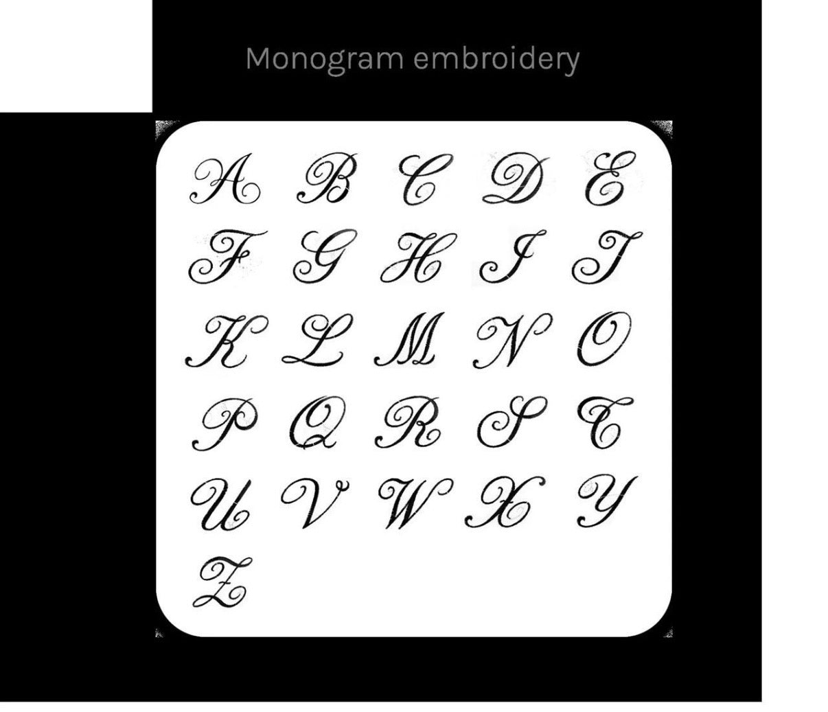 Custom Monogram Satin Dust Bag