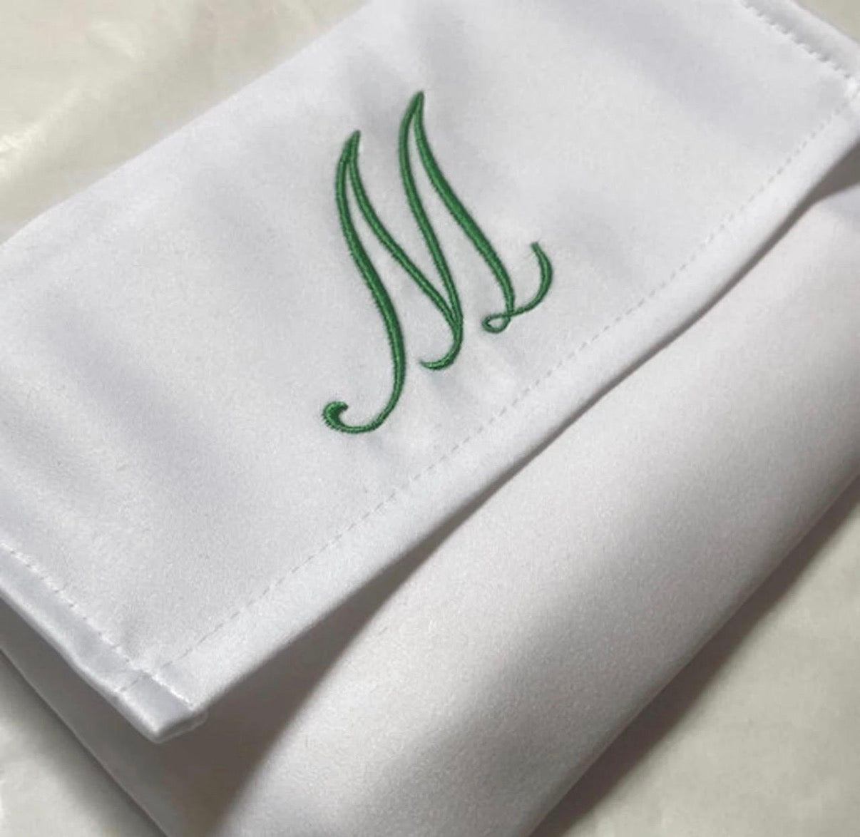 Custom Monogram Satin Dust Bag